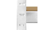 Monstershop 6 x Galwix Galvanised Racking Units | Silver Monstershop 6 x Galwix Galvanised Racking Units | Silver