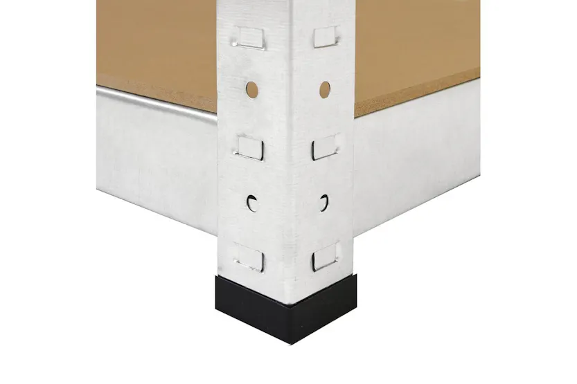 Monstershop 6 x Galwix Galvanised Racking Units | Silver Monstershop 6 x Galwix Galvanised Racking Units | Silver