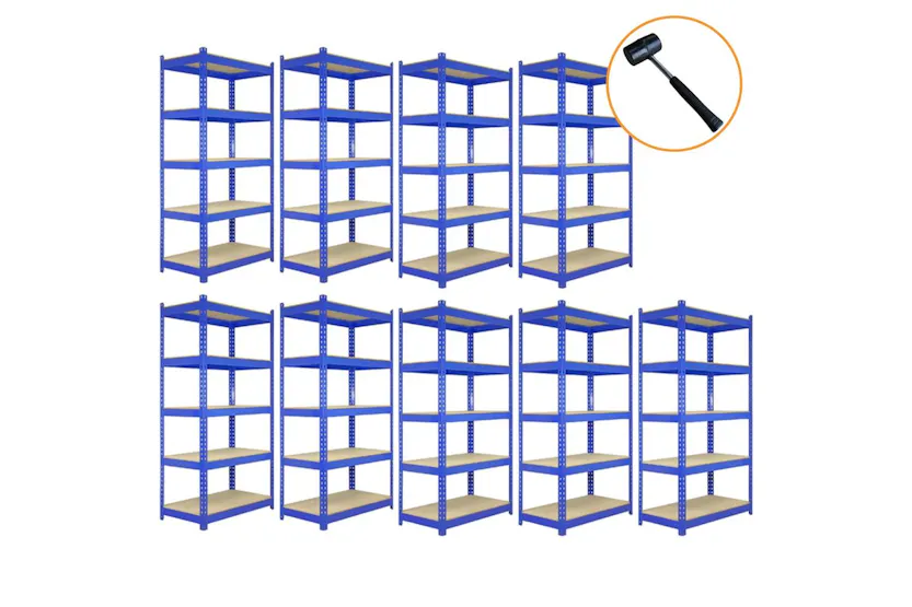 Monstershop 9 x T-Rax Racking Units | Blue Monstershop 9 x T-Rax Racking Units | Blue