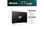 Hisense 55" E7 Pro 4K QLED HDR 144HZ Smart TV | 55E71NQPR Hisense 55" E7 Pro 4K QLED HDR 144HZ Smart TV | 55E71NQPR