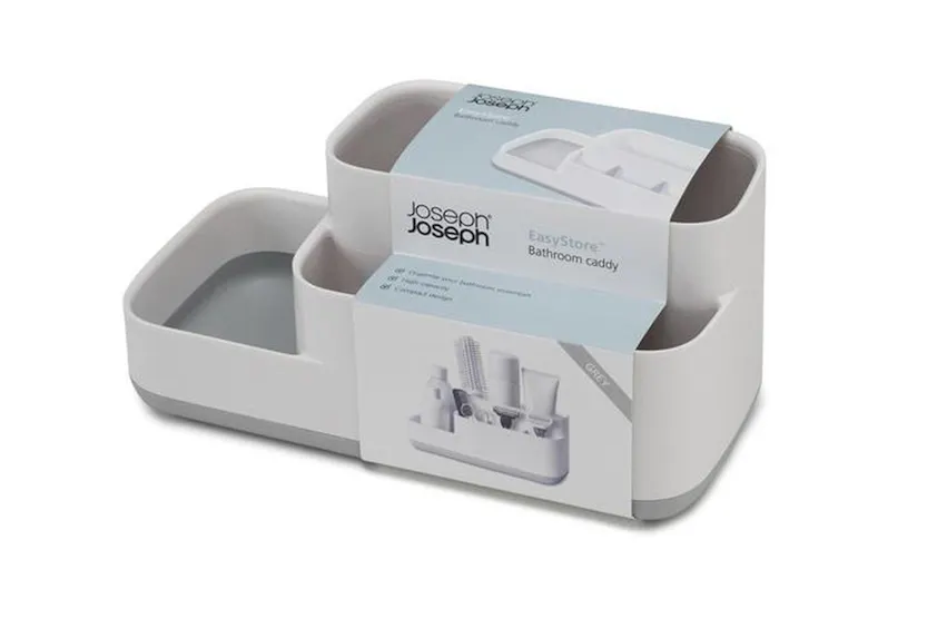 Joseph Joseph | Compact Bathroom Caddy | Grey/White Joseph Joseph | Compact Bathroom Caddy | Grey/White