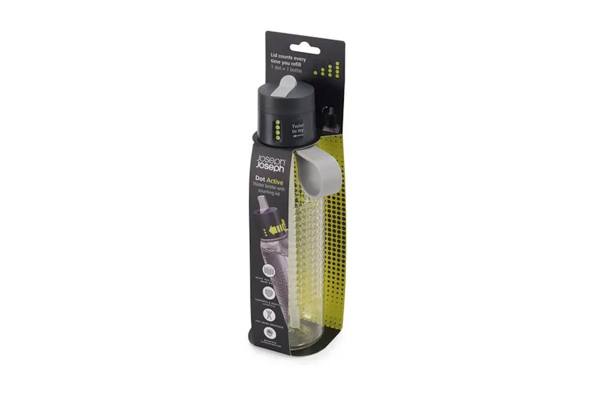 Joseph Joseph 81094 Dot Active Hydration Tritan Water Bottle, Leak-proof, 750ml, Grey Joseph Joseph 81094 Dot Active Hydration Tritan Water Bottle, Leak-proof, 750ml, Grey
