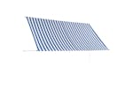 Vidaxl 143749 Retractable Awning 300x150 Cm Blue And White Vidaxl 143749 Retractable Awning 300x150 Cm Blue And White