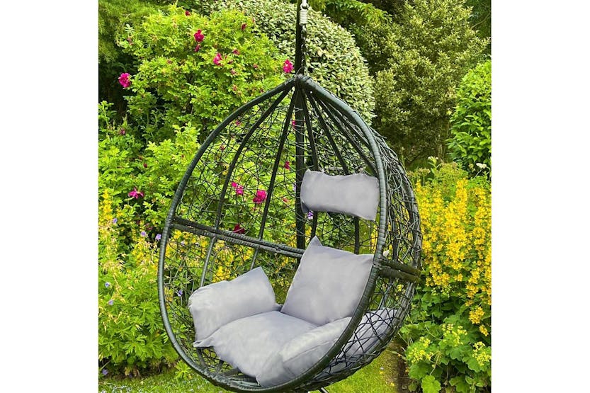 Monstershop Rattan Egg Chairs | 2 Pieces | Black Monstershop Rattan Egg Chairs | 2 Pieces | Black