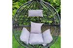 Monstershop Rattan Egg Chairs | 2 Pieces | Black Monstershop Rattan Egg Chairs | 2 Pieces | Black
