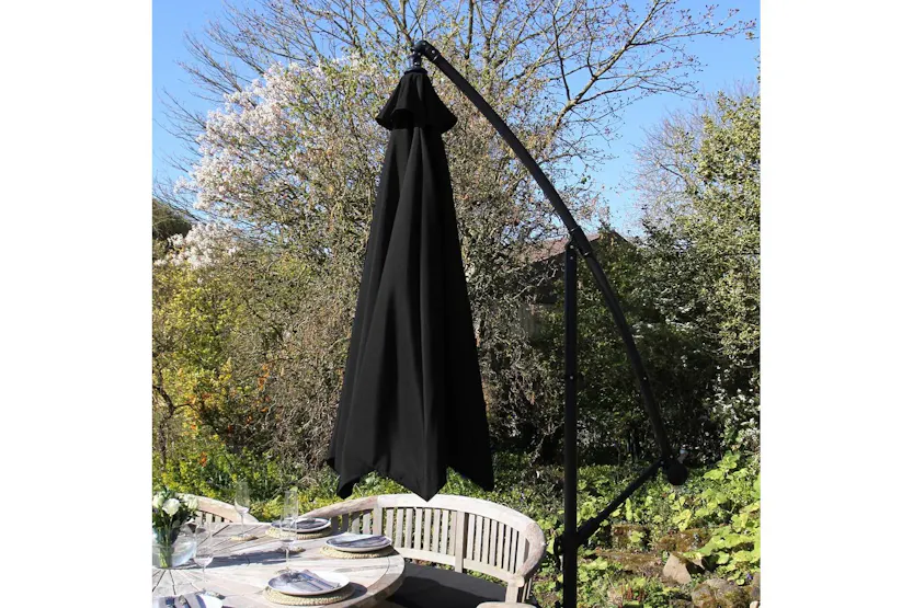 Monstershop Cantilever Parasol & Fan Base | Black Monstershop Cantilever Parasol & Fan Base | Black