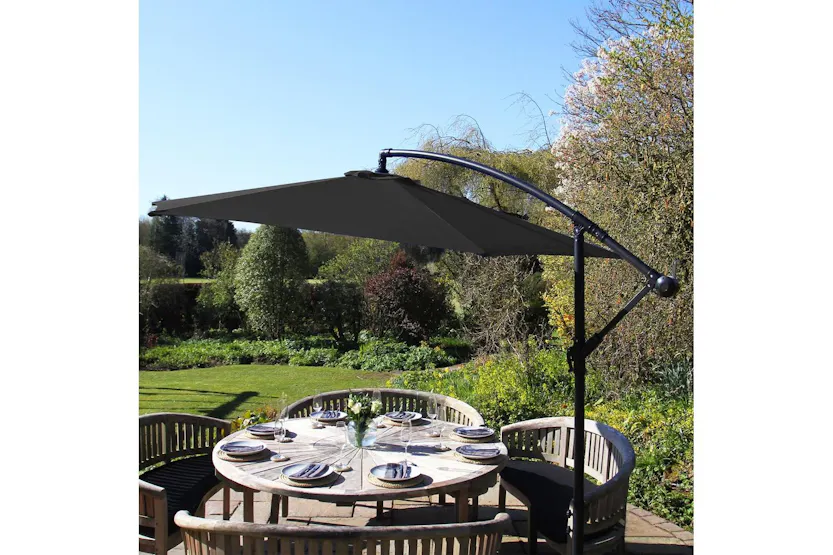 Monstershop Cantilever Parasol & Fan Base | Black Monstershop Cantilever Parasol & Fan Base | Black