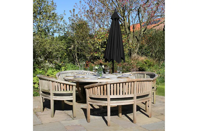 Monstershop Cantilever Parasol & Fan Base | Black Monstershop Cantilever Parasol & Fan Base | Black