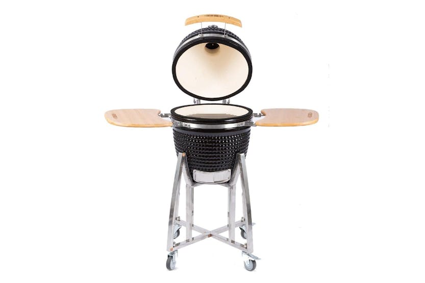 Monstershop Fresh Grills 18" Maxi Kamado Charcoal BBQ Grill | Black Monstershop Fresh Grills 18" Maxi Kamado Charcoal BBQ Grill | Black