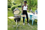 Monstershop Fresh Grills 18" Maxi Kamado Charcoal BBQ Grill | Black Monstershop Fresh Grills 18" Maxi Kamado Charcoal BBQ Grill | Black