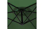 Monstershop Cantilever Parasol and Square Base | Green Monstershop Cantilever Parasol and Square Base | Green
