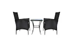 Monstershop Rattan Garden Furniture Set | Black Monstershop Rattan Garden Furniture Set | Black