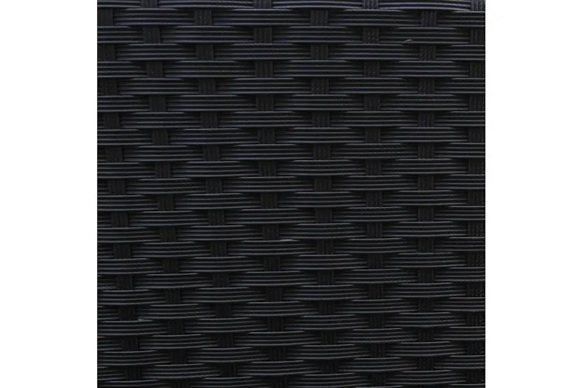 Monstershop Rattan Corner Sofa Set | Black/Grey Monstershop Rattan Corner Sofa Set | Black/Grey