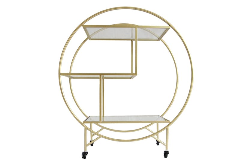 Monster Shop Drinks Trolley Bar Cart | Large | Gold Monster Shop Drinks Trolley Bar Cart | Large | Gold