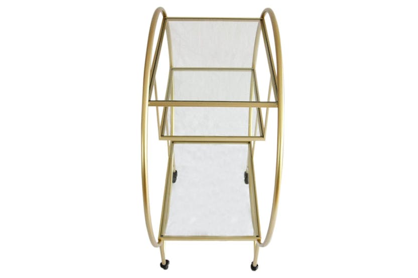 Monster Shop Drinks Trolley Bar Cart | Large | Gold Monster Shop Drinks Trolley Bar Cart | Large | Gold