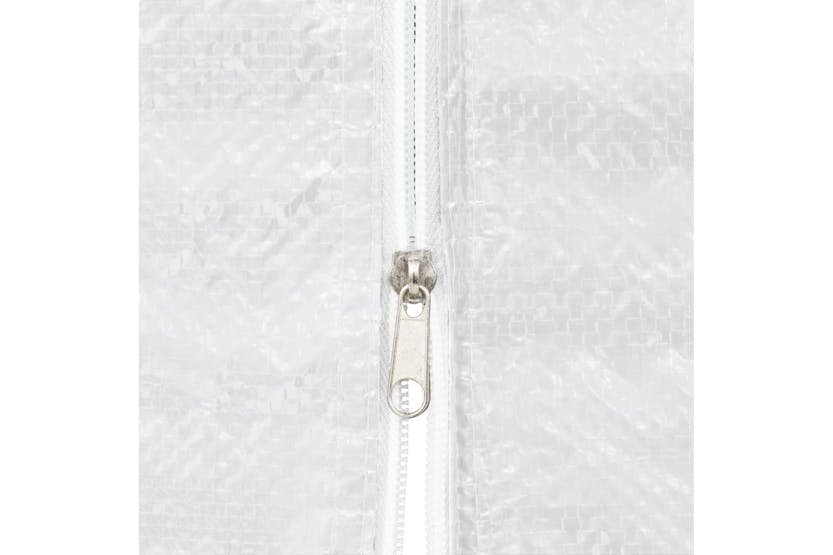 vidaXL Party Tent Sidewall 2 Pcs With Zipper Pe White vidaXL Party Tent Sidewall 2 Pcs With Zipper Pe White