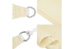 vidaXL 43013 Sunshade Sail Hdpe Square 2x2 M Cream vidaXL 43013 Sunshade Sail Hdpe Square 2x2 M Cream