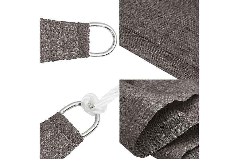 vidaXL 42277 Sunshade Sail Hdpe Square 3.6x3.6 M Anthracite vidaXL 42277 Sunshade Sail Hdpe Square 3.6x3.6 M Anthracite