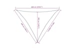 vidaXL 311320 Sunshade Sail 160 G/m² Light Green 5x5x6 M Hdpe vidaXL 311320 Sunshade Sail 160 G/m² Light Green 5x5x6 M Hdpe