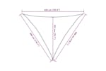 vidaXL 311309 Sunshade Sail 160 G/m² Light Green 3x3x4.2 M Hdpe vidaXL 311309 Sunshade Sail 160 G/m² Light Green 3x3x4.2 M Hdpe