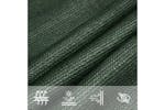 vidaXL 311450 Sunshade Sail 160 G/m² Dark Green 2x4.5 M Hdpe vidaXL 311450 Sunshade Sail 160 G/m² Dark Green 2x4.5 M Hdpe