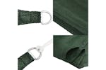 vidaXL 311483 Sunshade Sail 160 G/m² Dark Green 5x6x6 M Hdpe vidaXL 311483 Sunshade Sail 160 G/m² Dark Green 5x6x6 M Hdpe