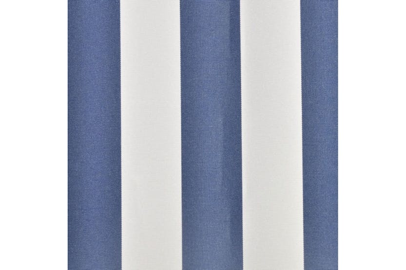 vidaXL 143701 Awning Top Sunshade Canvas Blue & White 500x300cm vidaXL 143701 Awning Top Sunshade Canvas Blue & White 500x300cm