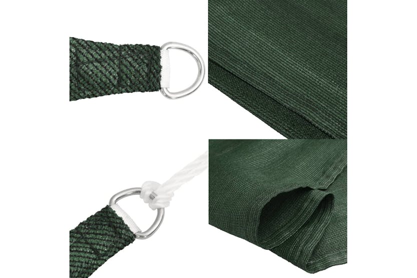 vidaXL 311473 Sunshade Sail 160 G/m² Dark Green 3.6x3.6x3.6 M Hdpe vidaXL 311473 Sunshade Sail 160 G/m² Dark Green 3.6x3.6x3.6 M Hdpe