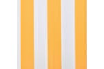 vidaXL 141016 Awning Top Sunshade Canvas Sunflower Yellow & White 3x2.5m vidaXL 141016 Awning Top Sunshade Canvas Sunflower Yellow & White 3x2.5m