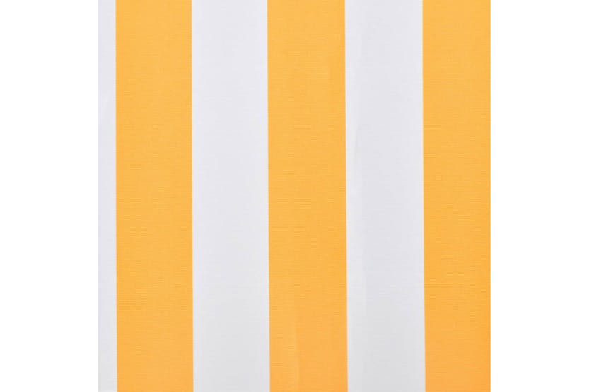 vidaXL 141016 Awning Top Sunshade Canvas Sunflower Yellow & White 3x2.5m vidaXL 141016 Awning Top Sunshade Canvas Sunflower Yellow & White 3x2.5m