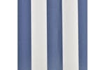vidaXL 143699 Awning Top Sunshade Canvas Blue & White 350x250cm vidaXL 143699 Awning Top Sunshade Canvas Blue & White 350x250cm