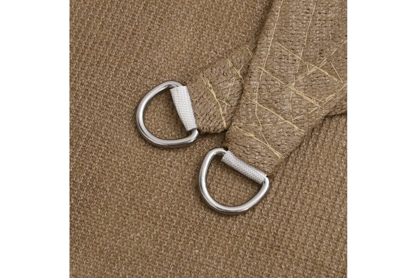 vidaXL 311430 Sunshade Sail 160 G/m² Taupe 5x5x6 M Hdpe vidaXL 311430 Sunshade Sail 160 G/m² Taupe 5x5x6 M Hdpe
