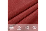 vidaXL 311605 Sunshade Sail 160 G/m² Red 3.6x3.6 M Hdpe vidaXL 311605 Sunshade Sail 160 G/m² Red 3.6x3.6 M Hdpe