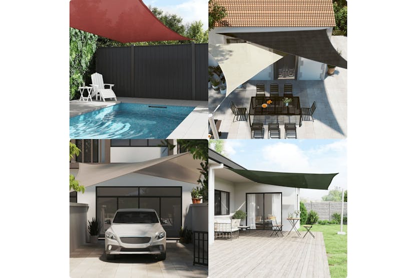 vidaXL 311149 Sunshade Sail 160 G/m² Beige 4x4x5.8 M Hdpe vidaXL 311149 Sunshade Sail 160 G/m² Beige 4x4x5.8 M Hdpe