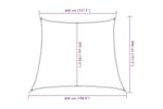 vidaXL 311106 Sunshade Sail 160 G/m² Anthracite 4/5x4 M Hdpe vidaXL 311106 Sunshade Sail 160 G/m² Anthracite 4/5x4 M Hdpe