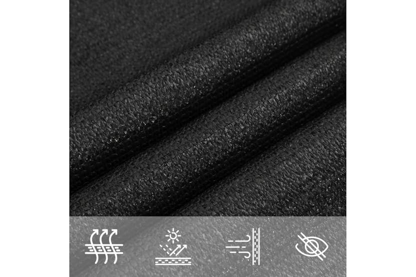 vidaXL 311736 Sunshade Sail 160 G/m² Black 3.5x4.5 M Hdpe vidaXL 311736 Sunshade Sail 160 G/m² Black 3.5x4.5 M Hdpe