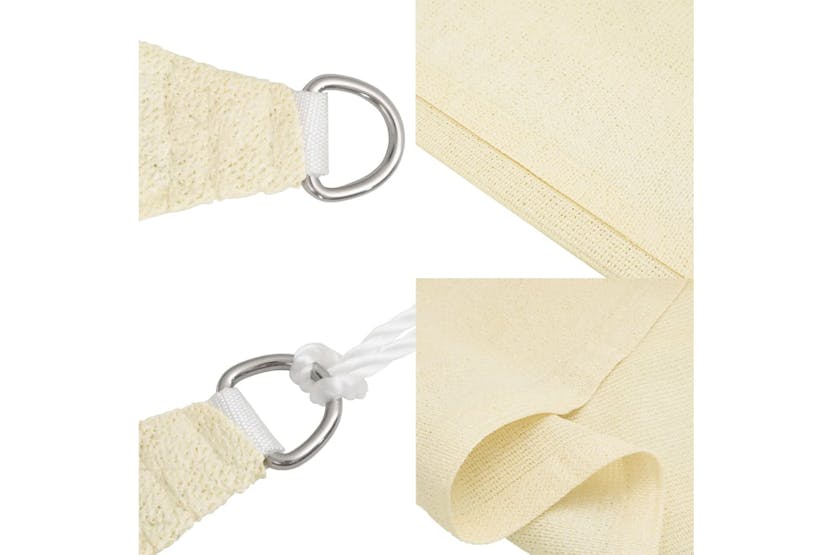 vidaXL 311171 Sunshade Sail 160 G/m² Cream 2x2.5 M Hdpe vidaXL 311171 Sunshade Sail 160 G/m² Cream 2x2.5 M Hdpe