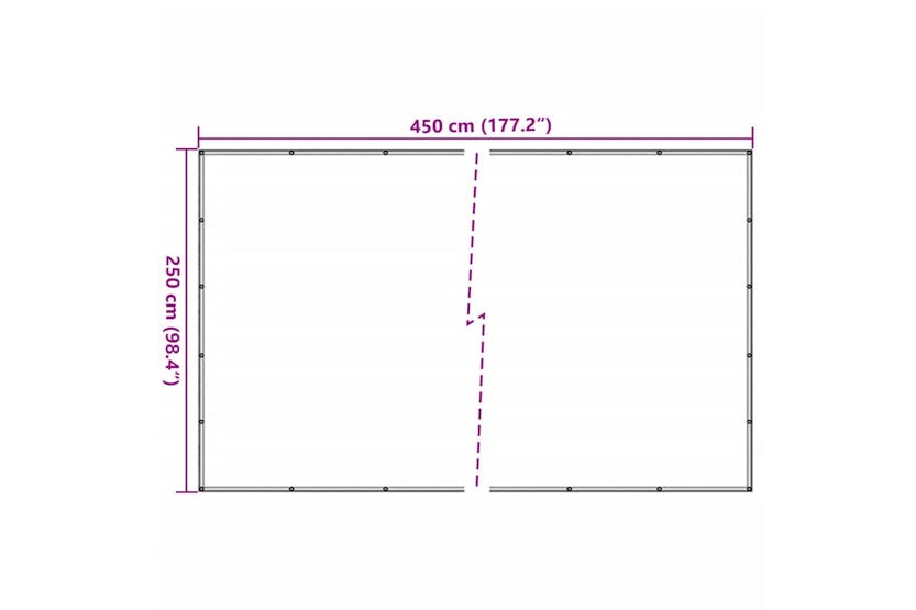 vidaXL 144995 Trailer Net Hdpe 2.5x4.5 M Black vidaXL 144995 Trailer Net Hdpe 2.5x4.5 M Black
