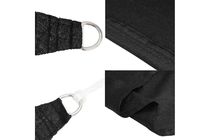 vidaXL 311737 Sunshade Sail 160 G/m² Black 3.5x5 M Hdpe vidaXL 311737 Sunshade Sail 160 G/m² Black 3.5x5 M Hdpe