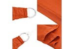 vidaXL 311697 Sunshade Sail 160 G/m² Orange 3.5x3.5x4.9 M Hdpe vidaXL 311697 Sunshade Sail 160 G/m² Orange 3.5x3.5x4.9 M Hdpe