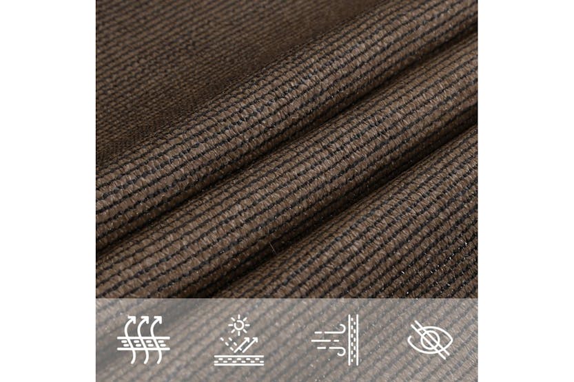 vidaXL 311811 Sunshade Sail 160 G/m² Brown 4x5x5 M Hdpe vidaXL 311811 Sunshade Sail 160 G/m² Brown 4x5x5 M Hdpe