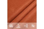 vidaXL 311681 Sunshade Sail 160 G/m² Orange 3.5x4.5 M Hdpe vidaXL 311681 Sunshade Sail 160 G/m² Orange 3.5x4.5 M Hdpe