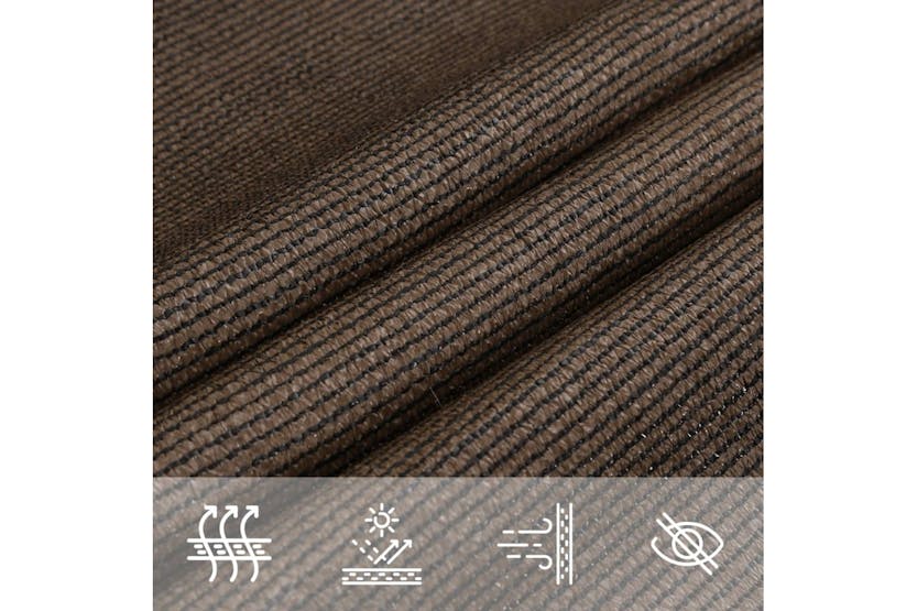 vidaXL 311767 Sunshade Sail 160 G/m² Brown 2x2 M Hdpe vidaXL 311767 Sunshade Sail 160 G/m² Brown 2x2 M Hdpe