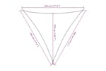 vidaXL 311150 Sunshade Sail 160 G/m² Beige 4.5x4.5x4.5 M Hdpe vidaXL 311150 Sunshade Sail 160 G/m² Beige 4.5x4.5x4.5 M Hdpe