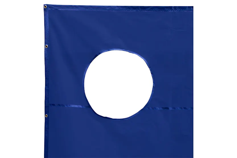 Monstershop 6 x 4ft Football Goal Target Sheet | Blue Monstershop 6 x 4ft Football Goal Target Sheet | Blue