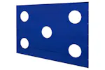 Monstershop 6 x 4ft Football Goal Target Sheet | Blue Monstershop 6 x 4ft Football Goal Target Sheet | Blue