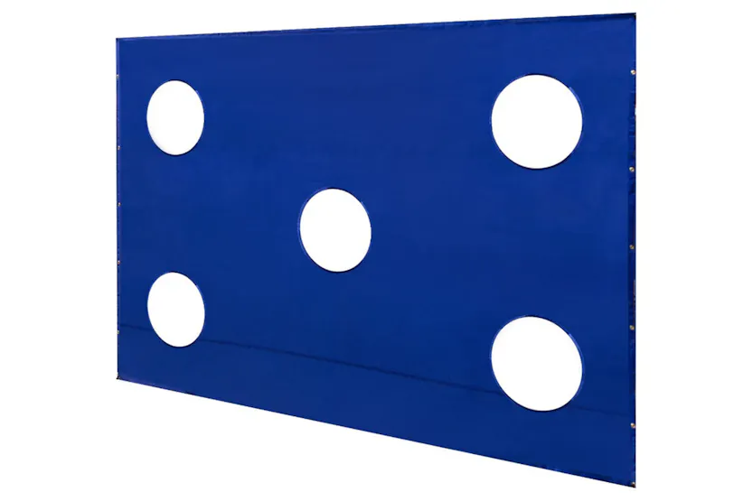 Monstershop 6 x 4ft Football Goal Target Sheet | Blue Monstershop 6 x 4ft Football Goal Target Sheet | Blue