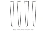 Monstershop Hairpin Legs 2 Prong | 12mm Monstershop Hairpin Legs 2 Prong | 12mm