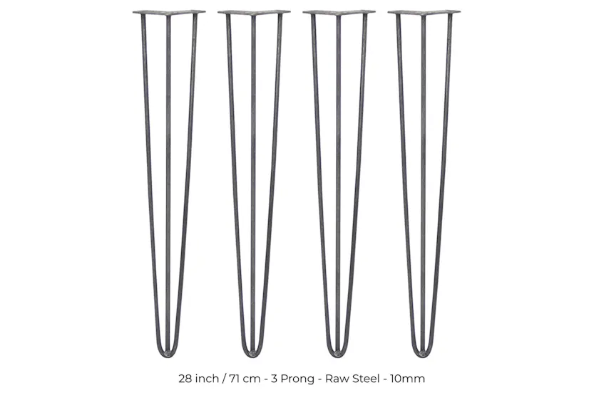 Monstershop Hairpin Legs 3 Prong | 10mm Monstershop Hairpin Legs 3 Prong | 10mm