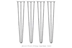 Monstershop Hairpin Legs 3 Prong | 12mm Monstershop Hairpin Legs 3 Prong | 12mm